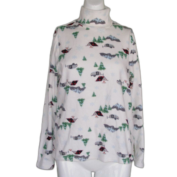 TIME & TRU Turtleneck, L, RV/Tent/Camping theme, Long sleeve - Picture 8 of 10